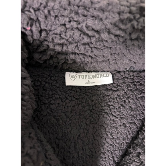 Ohio State Buckeyes Sherpa Fleece Quarter Zip Pullover‎ Jacket - Picture 4 of 6